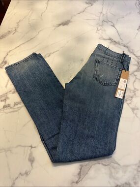 Ksubi Men’s Relaxed Jeans — Medium Blue Wash